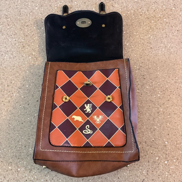 Harry Potter Quidditch Backpack Purse Satchel Litjoy Brand New Wizarding World - Picture 9 of 12